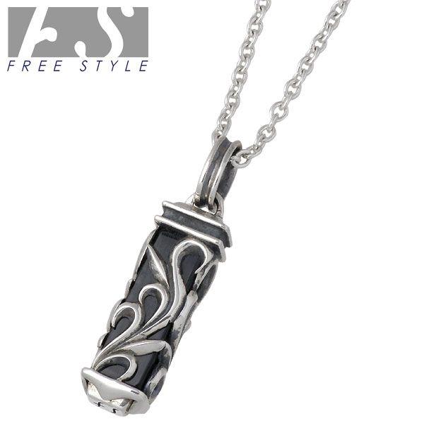 8日までポイント5倍 フリースタイル FREE STYLE アラベスク シルバーネックレス オニキス