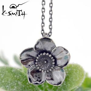 ケースミス K-SMITH バースデー フラワー シルバー ネックレス 2月梅 Birthday Flower Pendant｜baby-sies