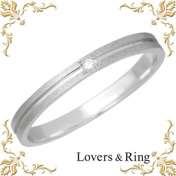 ラバーズリング Lovers &amp; Ring K10 ホワイトゴールド リング ダイヤモンド 指輪