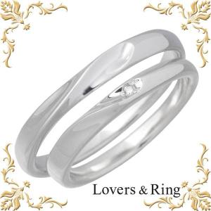 ラバーズリング Lovers & Ring 裏石対応 K10 ゴールド ペア ダイヤモンド リング 指輪｜baby-sies