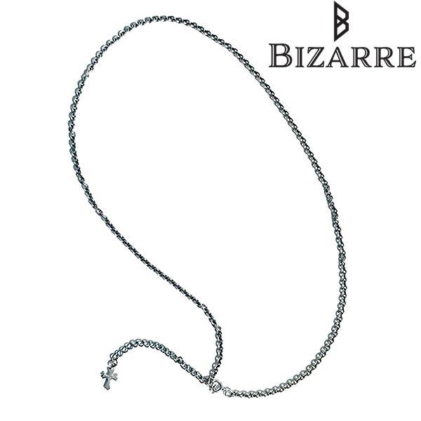 ビザール BIZARRE シルバーチェーン 50cm あずきチェーン 単品チェーン ネックレス メン...