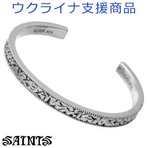 SAINTS（セインツ） 2/1までポイント5倍 シルバーバングル メンズ Love
