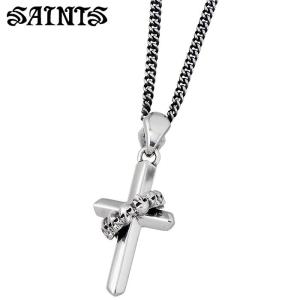 セインツ SAINTS 12使徒 スカル クロス シルバー ネックレス｜baby-sies