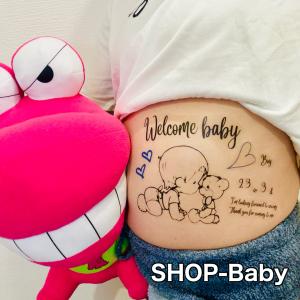 熊boy マタニティペイントシール マタニティフォトの商品画像