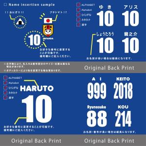 半袖Tシャツ 名入れ 出産祝い サッカー ユニ...の詳細画像2