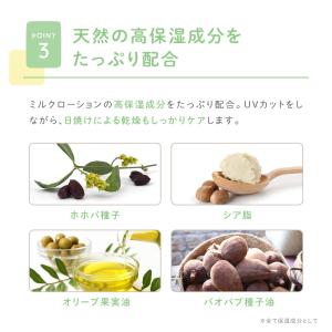 アロベビー オールインワンUVミルク 3本セッ...の詳細画像4