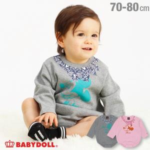 子供服 ボディスーツ バンダナ柄 ディズニー 4417B 新生児 ベビードール BABYDOLL ベビーサイズ 男の子 女の子 DISNEY｜babydoll-y