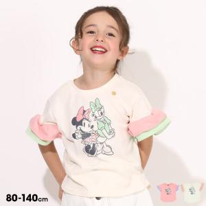【停止】子供服 Tシャツ 袖フリル ディズニー 6432K 40%OFF SALE ベビードール BABYDOLL キッズ 女の子 DISNEY 爆買