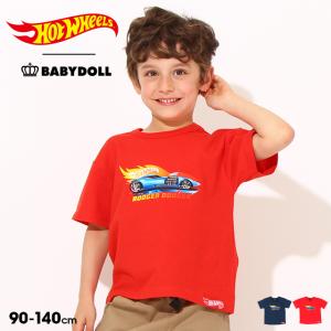 子供服 Tシャツ HotWheels 裾ラウンド 6893K 40%OFF SALE ベビードール BABYDOLL キッズ 男の子 女の子｜babydoll-y