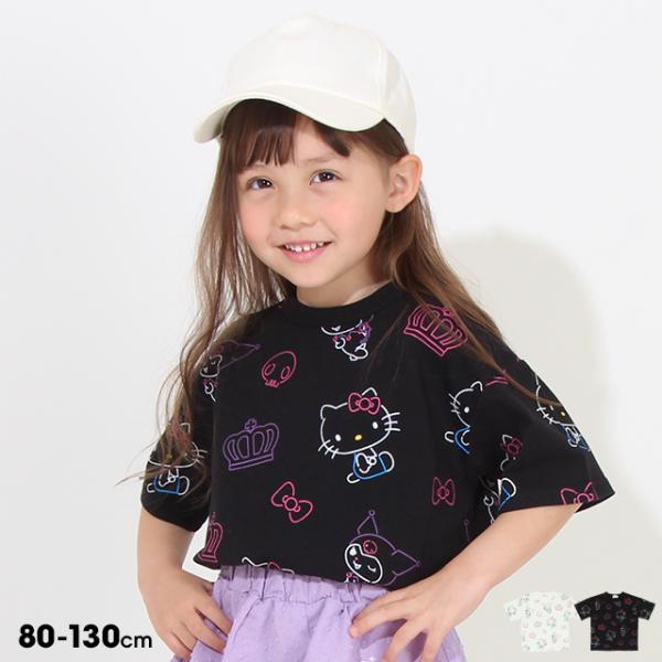 子供服 Tシャツ キャラクター総柄 サンリオ 8414K ベビードール BABYDOLL  キッズ ...