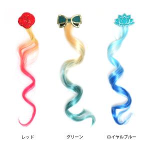 キッズ ヘアエクステ カラーエクステ 女の子 ...の詳細画像2