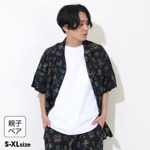 子供服 シャツ ネオン トイ・ストーリー ディズニー 親子お揃い 9274A（ボトムス別売） 20%OFF SALE ベビードール BABYDOLL 大人 レディース メンズ DISNEY｜babydoll-y