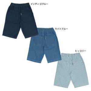 キッズ ハーフパンツ デニム 綿100% 男の...の詳細画像2