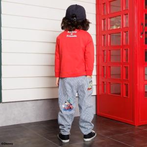 ディズニー 親子ペア ロンT キッズ 綿100...の詳細画像5