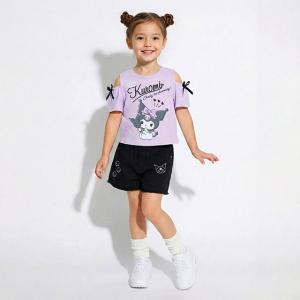 クロミ Tシャツ キッズ 女の子 肩開き リボ...の詳細画像2