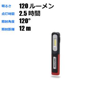 (365日発送)充電式 LED作業灯 ワークライト UVライト 120ルーメン GZ-001UV｜babygoods