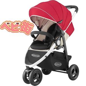 ベビーカー グレコ シティトレック レッドrd 3輪 Ab型ベビーカー 背面式 買い物カゴ Graco