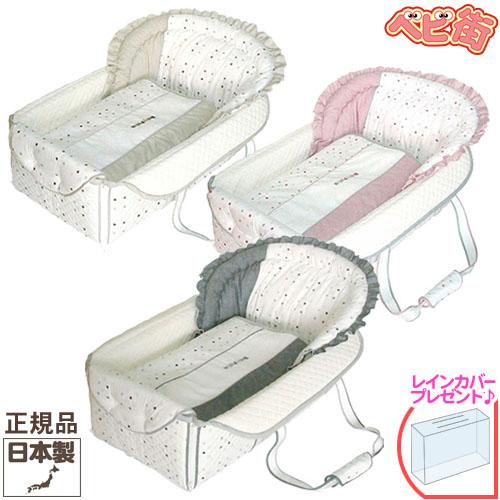 【レインカバープレゼント！】ベビーポルカ バッグdeクーファン ＋rc　フジキキャリーバスケット ベ...