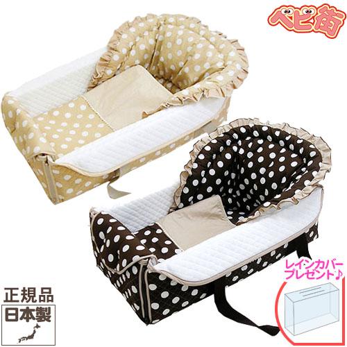 【レインカバープレゼント！】フジキ マシュマロドット バッグdeクーファン＋rc　キャリーバスケット...