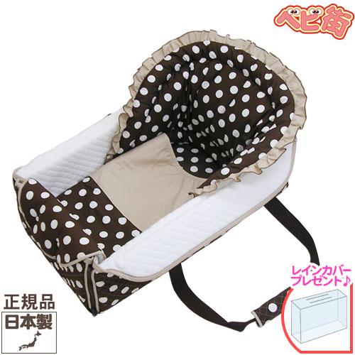 【レインカバープレゼント！】フジキ マシュマロドット バッグdeクーファン ココア＋rc　キャリーバ...