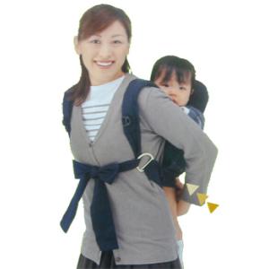 昔ながらのおんぶ紐 ベージュ 胸元でばってんに...の詳細画像1