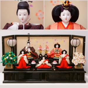 雛人形 皇華立雛親王飾り406 ゆうき作 江戸木目込人形 【店頭展示品