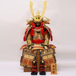 久月 皇帝兜 陣屋屏風飾り【店頭展示品特価 現品限り】 【送料無料