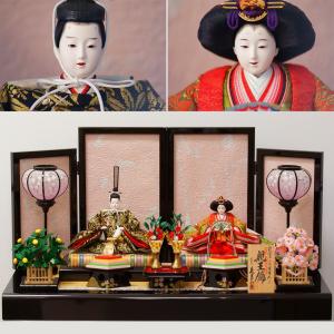 雛人形 皇華立雛親王飾り406 ゆうき作 江戸木目込人形 【店頭展示品