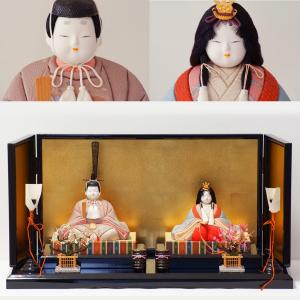 雛人形 皇華立雛親王飾り406 ゆうき作 江戸木目込人形 【店頭展示品