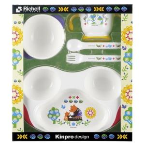 リッチェル キンプロ ベビー食器セット KS-3 MR｜babypoco