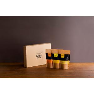 Baby Potage 送料無料 ギフトボックス入り クラフト袋 80g×3個セット とうもろこし かぼちゃ にんじん インカのめざめ 離乳食