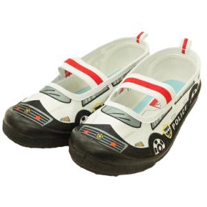 【メール便利用！送料込み】コマリヨー 【園児用上履き】トミカパトロールカー10675(配送区分B)