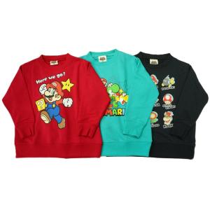 【メール便利用！送料込み】ファインプラスBANDAI スーパーマリオ裏毛長袖トレーナー2286412...