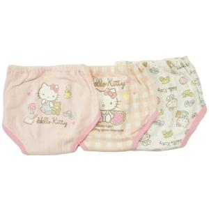 【メール便利用！送料込み】ニシオ ハローキティ3層構造トレーニングパンツ3枚組345KT8310(配送区分B)