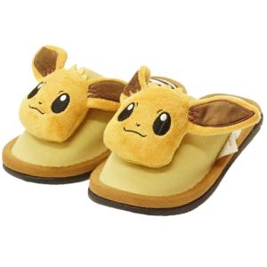 【メール便利用！送料込み】ニッポンスリッパ 子供用マスコット付きスリッパ(18-20cm) ポケットモンスター イーブイ(配送区分A)