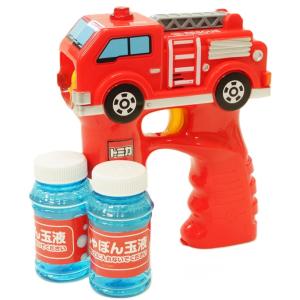 【メール便利用！送料込み】リリック しゃぼん玉が出るバブルシューター トミカ(消防車)(配送区分A)