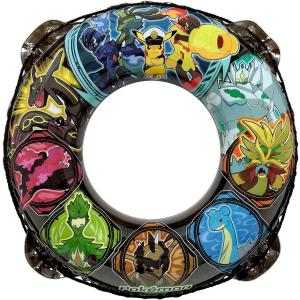 【メール便利用！送料無料】イガラシ ポケットモンスター(ブラック系)浮輪70cm