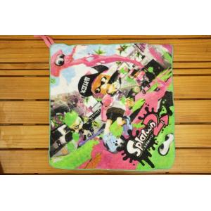 丸眞ループ付きハンドタオル スプラトゥーン2柄