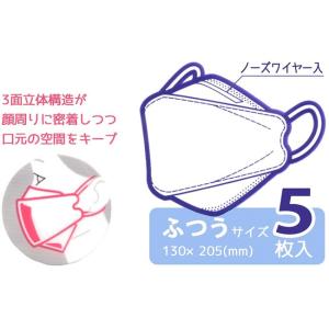 スケーター 大人用高機能不織布立体マスク5枚入...の詳細画像2