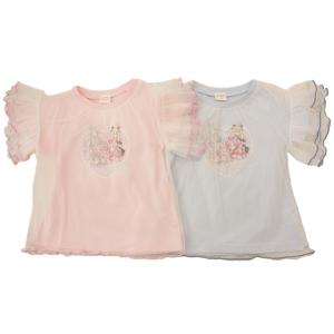 【メール便利用！送料込み】【2026年夏物】BANDAI名探偵プリキュアチュール付き半袖TシャツTG8891天竺