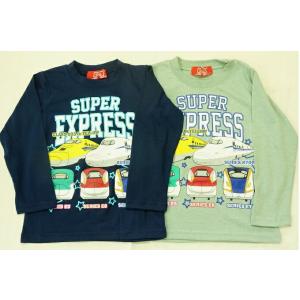 ニシオ でんたま新幹線5SUPER EXPRESS長袖Tシャツ 243DT4011男児キャラクタープ...