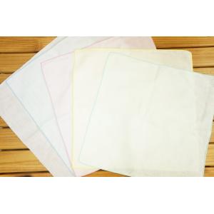 BABY STORY日本製 5色カラーガーゼハンカチ５枚入り赤ちゃんのハンカチスタイ0057