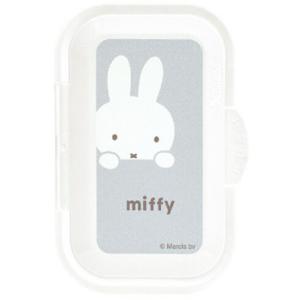 ウェットティッシュのフタ Bitattoビタット Miffy ミッフィー(グレー)