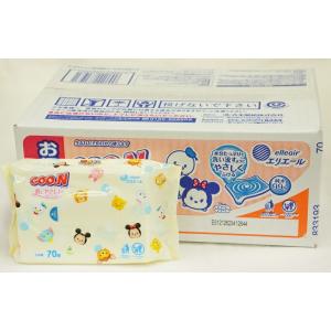 【送料込み/一部地域除く】大王製紙 Goonグーン肌にやさしいおしりふき純水99% 詰め替え用70枚...