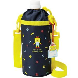 トルネ ショルダー・名札付き 保温保冷 ペットボトルカバー 500ml用 ロボット(P-3222)