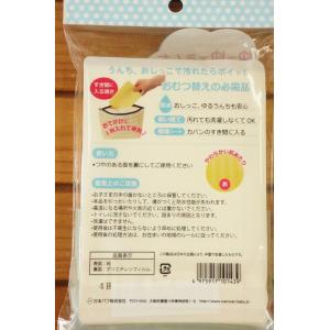 日本パフ使い捨ておむつ替えシート33×45cm...の詳細画像1