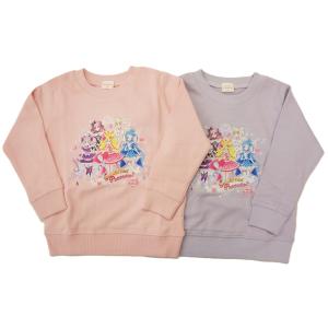 BANDAIキミとアイドルプリキュア♪裏起毛スウェットシャツ(あったか素材長袖トレーナー)EG891...