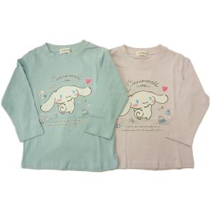 【2026年春物】PICKPICKサンリオ シナモロール長袖Tシャツ(おめかし?シナモン)PU9153本体綿100%
