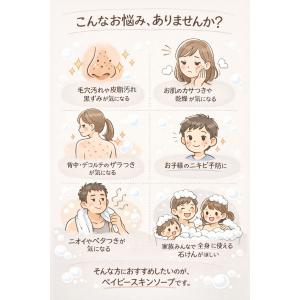洗顔 洗顔料 洗顔石鹸 480万個突破 ベイビ...の詳細画像5