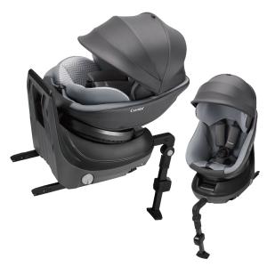 コンビ クルムーヴ スマート ISOFIX エッグショック JN-570 ダークグレー（DG） ISOFIX固定タイプ 新生児から４才頃まで チャイルドシート combi｜babytown